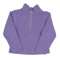 Fialová fleecová funkční mikina Mountain Warehouse