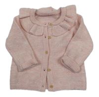 Růžový třpytivý propínací svetr dunnes