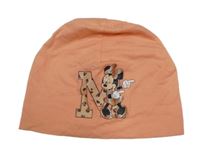 Lososová čepice s Minnie 