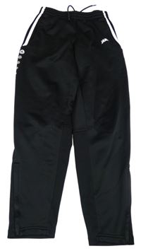 Černo-bílé sportovní funkční tepláky JAKO