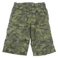 Army plátěné kraťasy s kapsami 