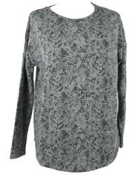 Dámská šedo-černá vzorovaná tunika Nutmeg