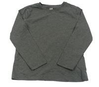 Tmavošedé triko H&M