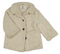 Smetanová huňatá podšitá bunda F&F