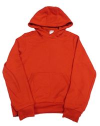 Červená thermo mikina s kapucí Decathlon