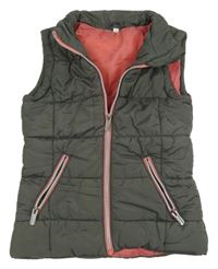 Šedá šusťáková zateplená vesta Pocopiano