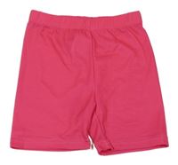 Fuchsiové elastické kraťasy Shein