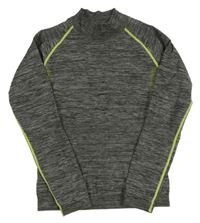 Šedé melírované spodní triko 