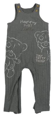 Šedé žebrované laclové tepláky Me to You George