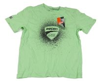 Nové - Světlezelené tričko s logem Ducati 