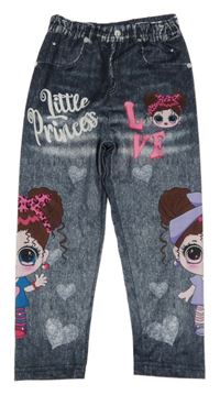 Tmavmoodré legíny riflového vzhledu L.O.L. Surprise