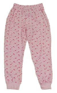 Světlerůžové pyžamové kalhoty s hvězdičkami Kiki&Koko