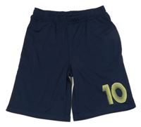 Tmavomodré sportovní kraťasy s číslem Vertbaudet