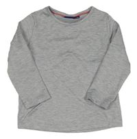 Šedé melírované funkční triko Lupilu