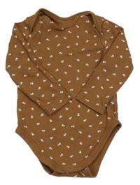 Hnědé body s kytičkami C&A