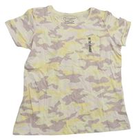 Army melírované tričko s nápisem PRIMARK
