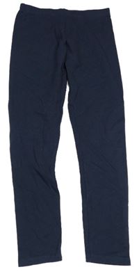 Tmavomodré teplákové legíny POCOPIANO