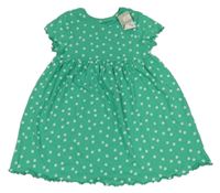 Nové - zelené kytičkované šaty PRIMARK