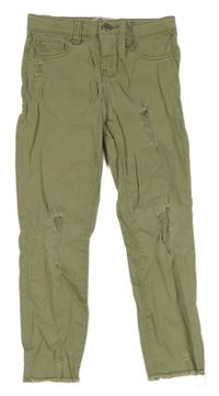 Khaki skinny rifle s prošoupáním Denim Co.