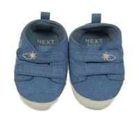 Modré melírované capáčky s dinosaurem Next vel. 16 