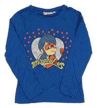 Cobaltově modré triko s Miraculous