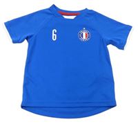 Modré sportovní tričko - Francie zn. H&M