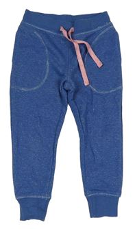 Modré třpytivé tepláky Kids