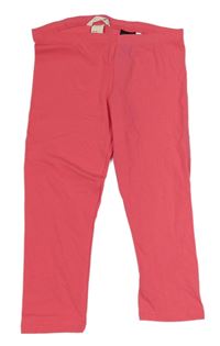 Tmavorůžové capri legíny H&M