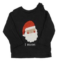 Černé triko se Santou Matalan