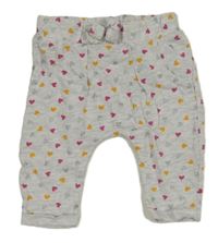 Šedé melírované tepláky se srdíčky Ergee