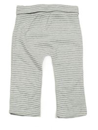 Šedo-bílé pruhované lehké tepláky Matalan