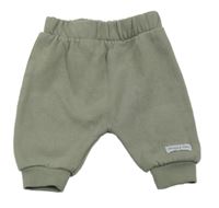 Khaki tepláky s nášivkou Dopodopo