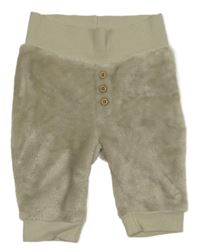 Šedé chlupaté tepláky s knoflíky Topomini