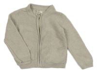 Béžový propínací svetr C&A