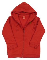 Červená fotbalová propínací mikina s kapucí - Liverpool FC