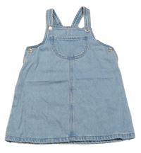 Modré riflové laclové šaty H&M