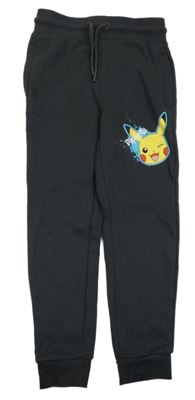 Antracitové tepláky s Pikachu Primark