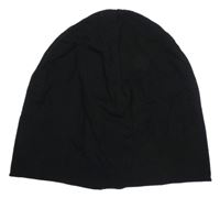 Černá bavlněná čepice H&M