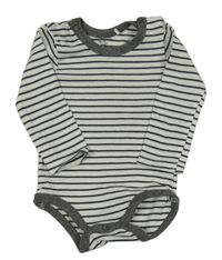 Bílo-šedé pruhované body Topomini
