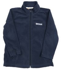 Tmavomodrá fleecová funkční propínací mikina s logem Regatta