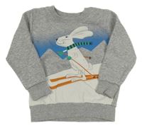 Šedá mikina s králíkem C&A