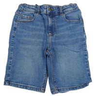 Modré riflové kraťasy Denim Co.