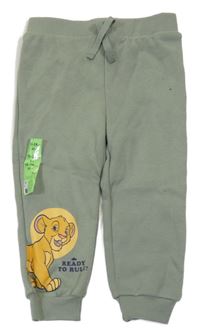 Nové - khaki tepláky se Simbou Primark