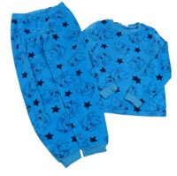 Modré plyšové pyžamo se Sonicem George