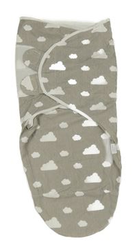 Šedo-bílá rychlozavinovačka s mraky 