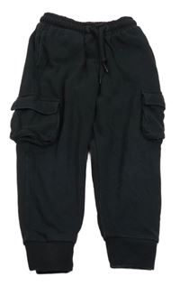 Černé cargo tepláky Next