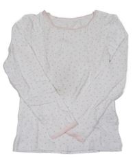 Bílo-růžové pyžamové triko s hvězdami Primark
