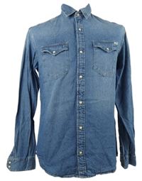 Pánská světlemodrá riflová košile Jack&Jones 