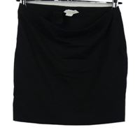 Nové - Dámská černá elastická minisukně H&M