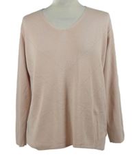 Dámský světlerůžový proužkovaný svetr Casle of Ireland 